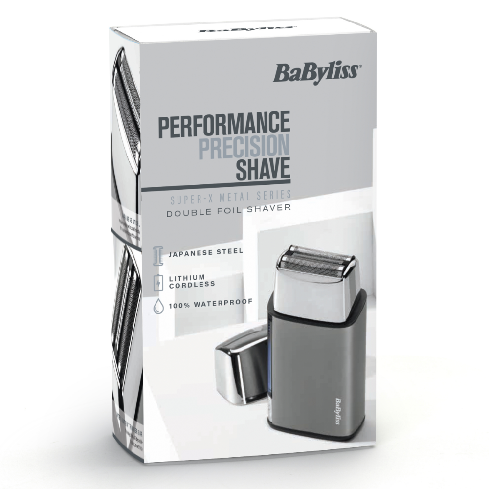 BaByliss Super-X Metal Series Double Foil Shaver FS996DU