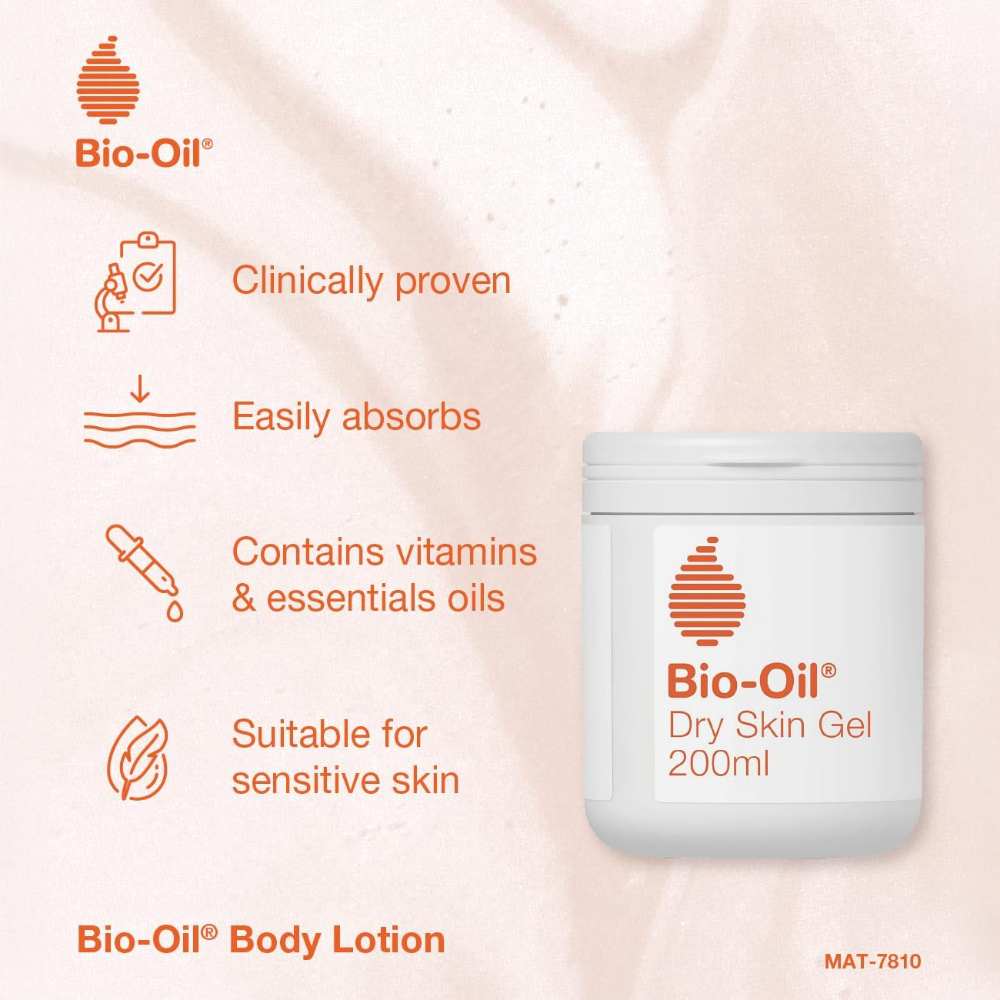 Bio Oil Dry Skin Gel Moisturiser for Face & Body 100ml