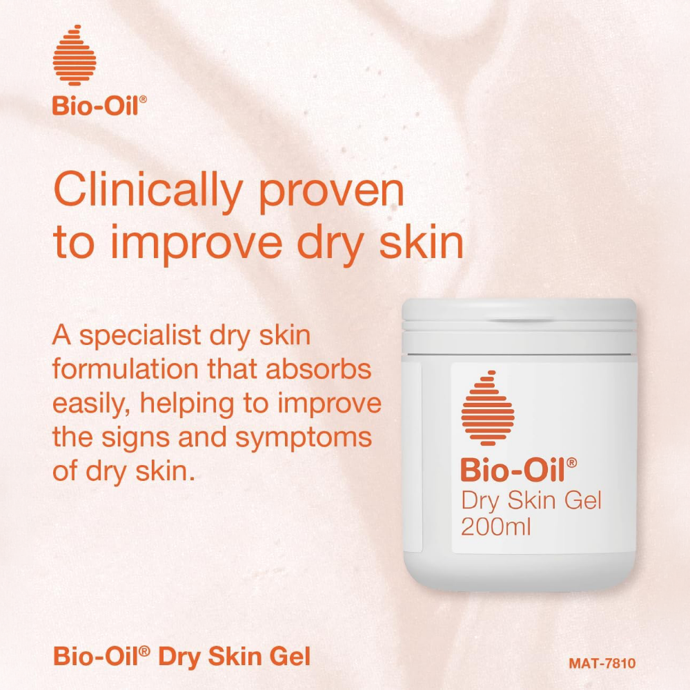 Bio Oil Dry Skin Gel Moisturiser for Face & Body 200ml