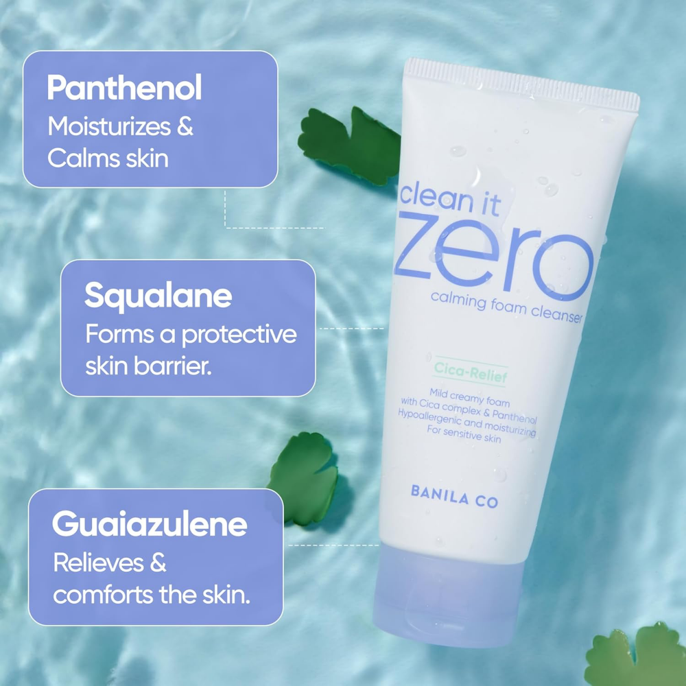 Banila Co Clean It Zero Cica-Relief Calming Foam Cleanser 150ml