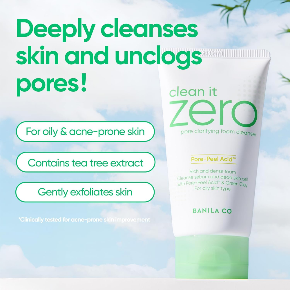 Banila Co Clean It Zero Pore Clarifying Foam Cleanser 150ml