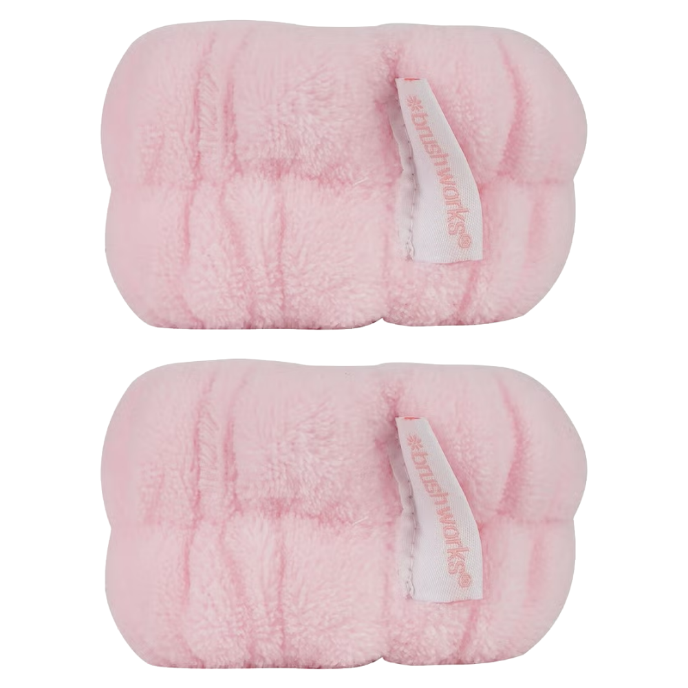 Brushworks Microfibre Wrist Bands Duo Pack