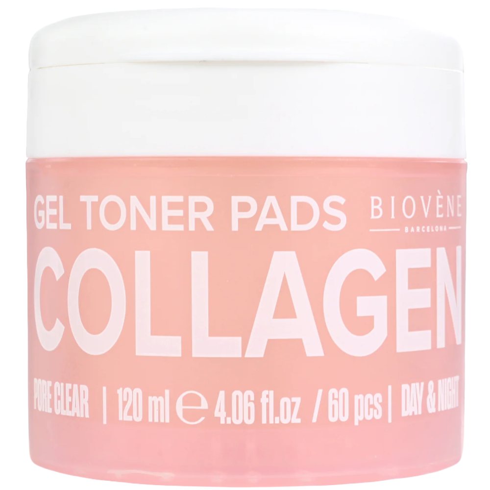 Biovene Collagen Pore Clear Gel Toner Pads x60