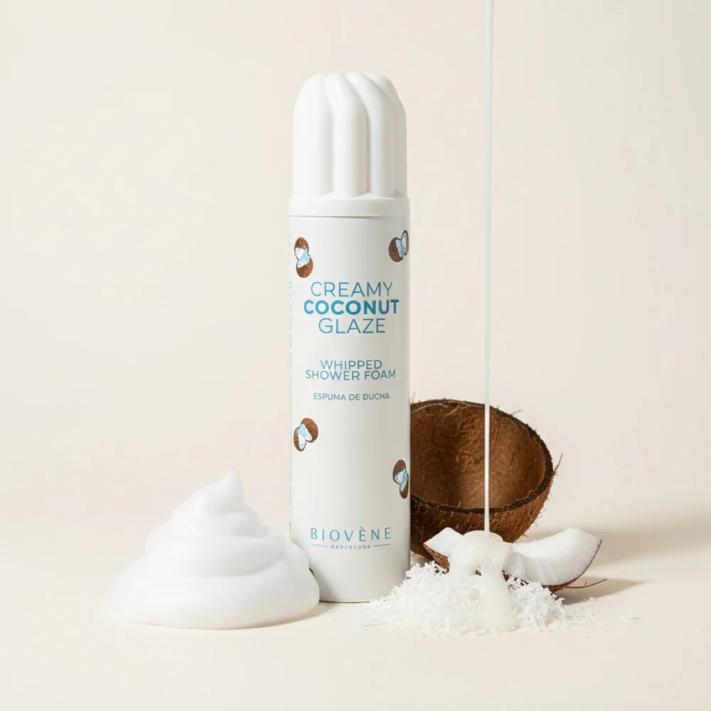 Biovene Creamy Coconut Glaze Whipped Shower Foam 250ml