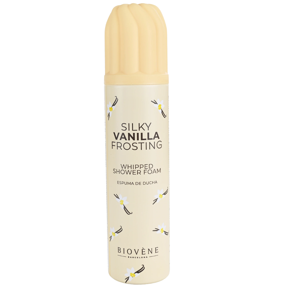 Biovene Silky Vanilla Frosting Whipped Shower Foam 250ml
