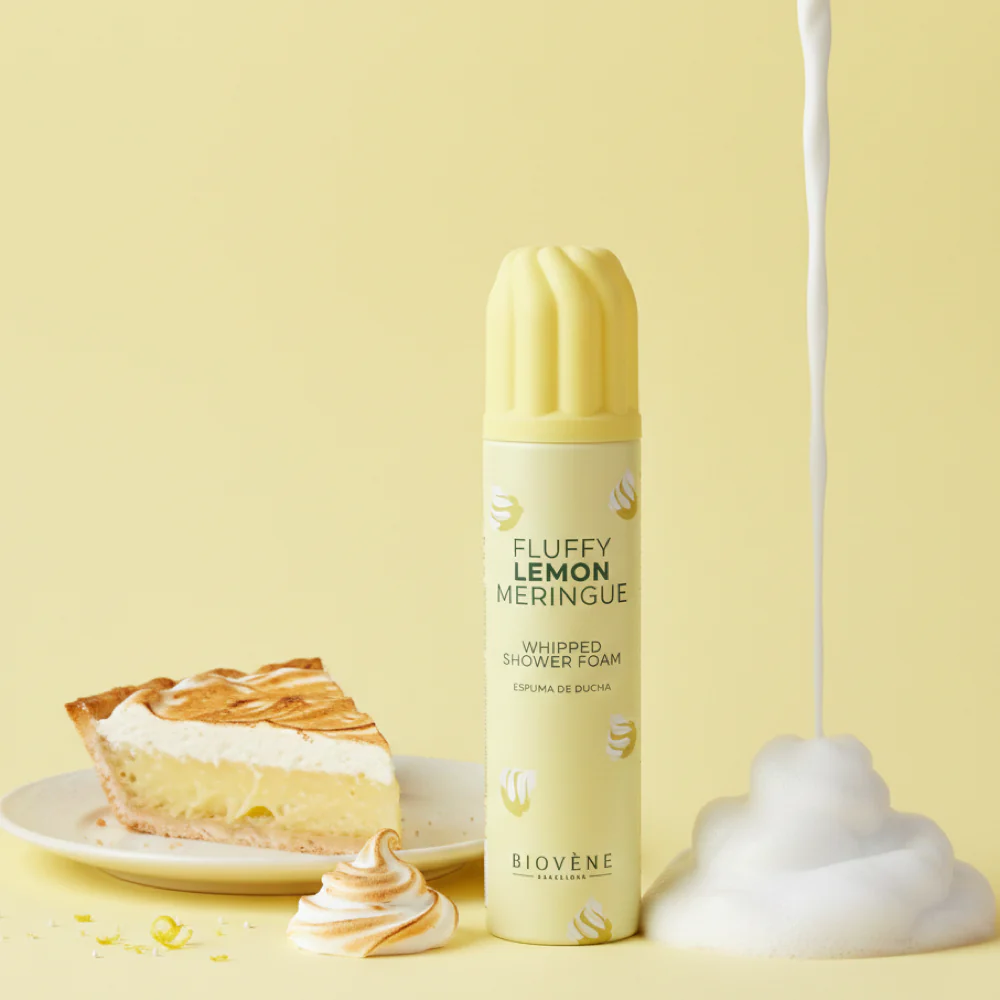 Biovene Fluffy Lemon Meringue Whipped Shower Foam 250ml