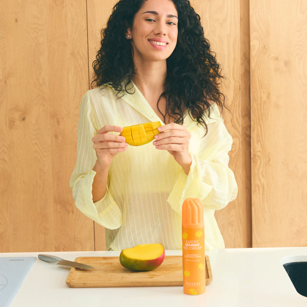 Biovene Lucky Mango Ice Cream Whipped Shower Foam 250ml