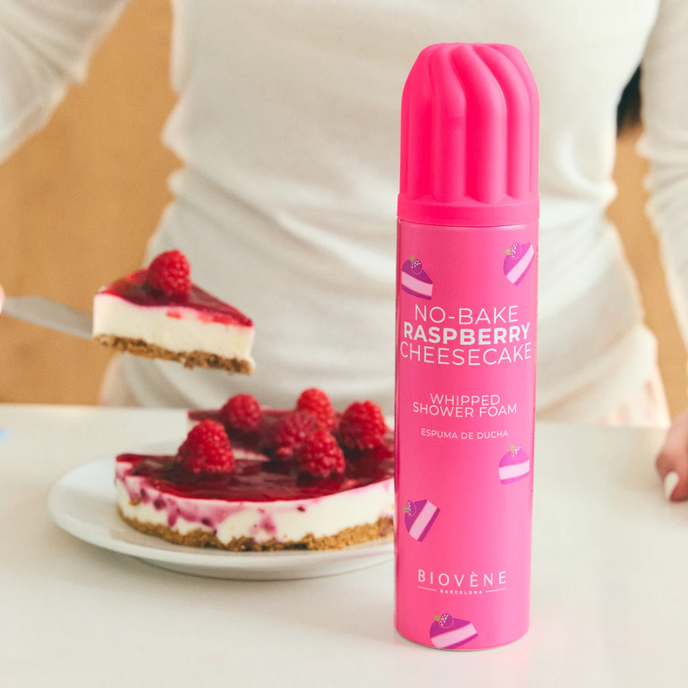 Biovene No-Bake Raspberry Cheesecake Whipped Shower Foam 250ml