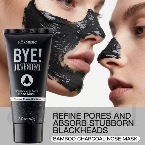 Bye-Blackhead-Bamboo-Charcoal-Nose-Mask-Effect-Kormesic