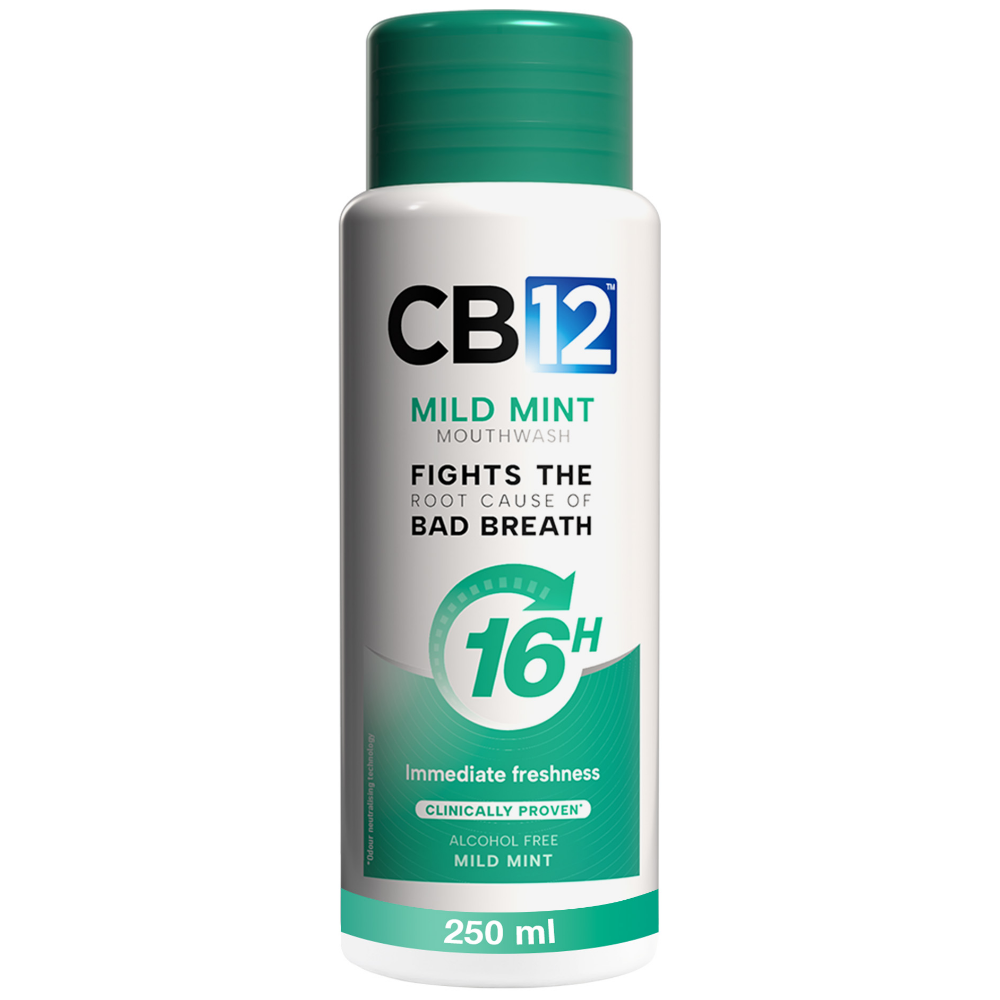 CB12 Mouthwash Oral Rinse Mild Mint/Menthol 250ml