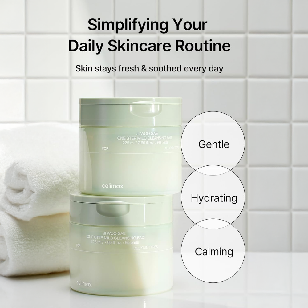 Celimax Ji Woo Gae One Step Mild Cleansing Pad x60