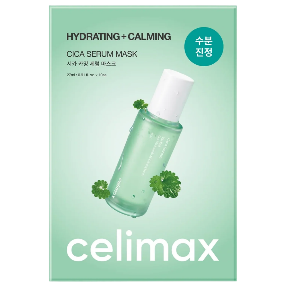Celimax Hydrating + Calming Real Cica Serum Mask 10 x 27ml