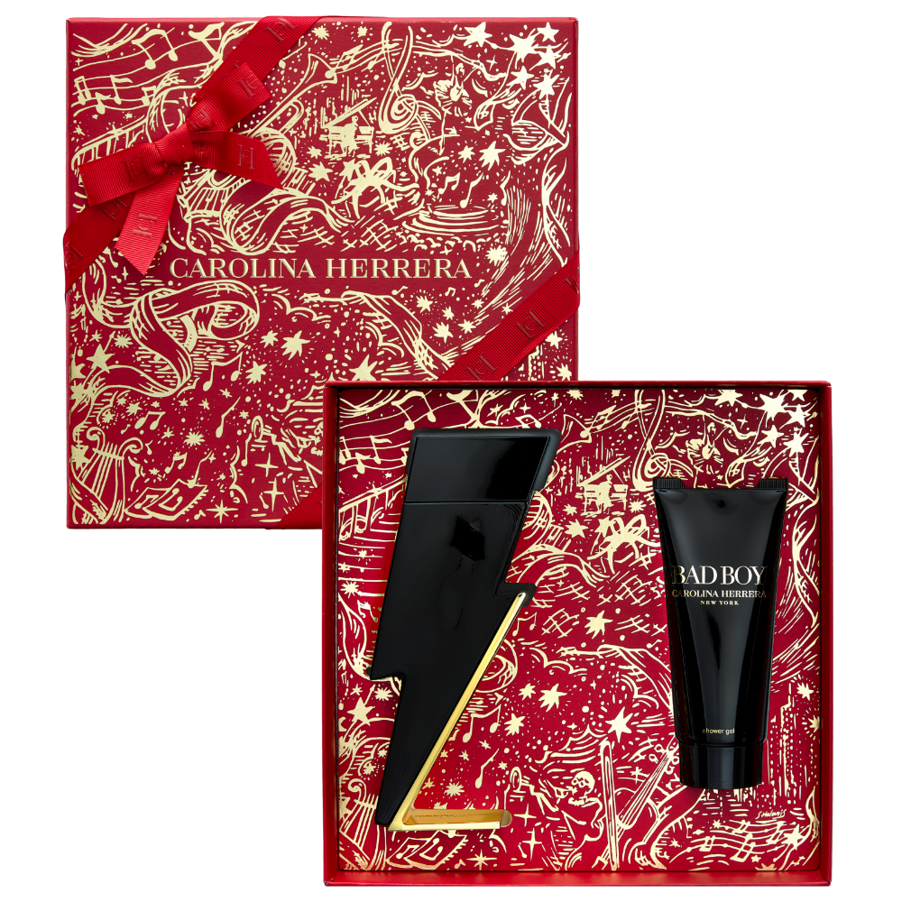 Carolina Herrera Bad Boy Eau De Toilette Gift Set 100ml