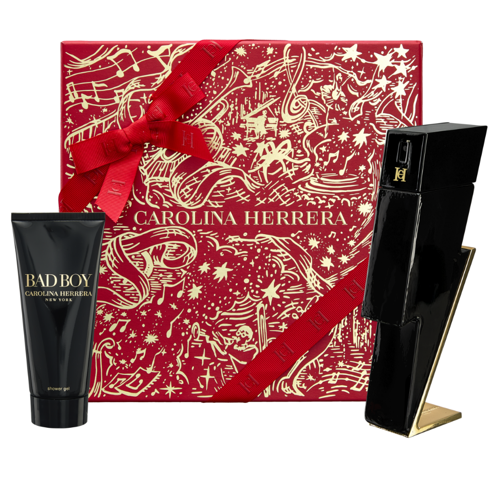 Carolina Herrera Bad Boy Eau De Toilette Gift Set 100ml