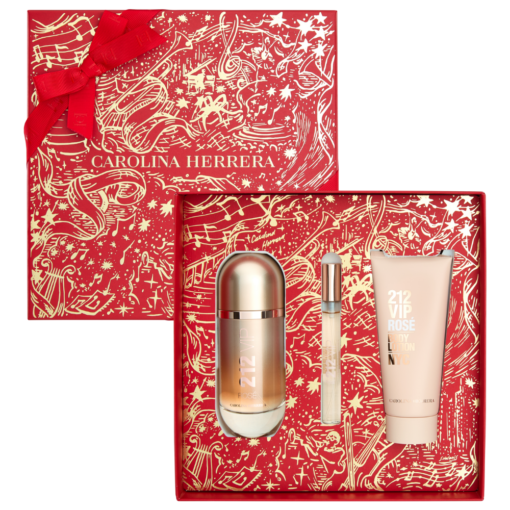Carolina Herrera 212 VIP Rose Eau De Parfum Gift Set 80ml