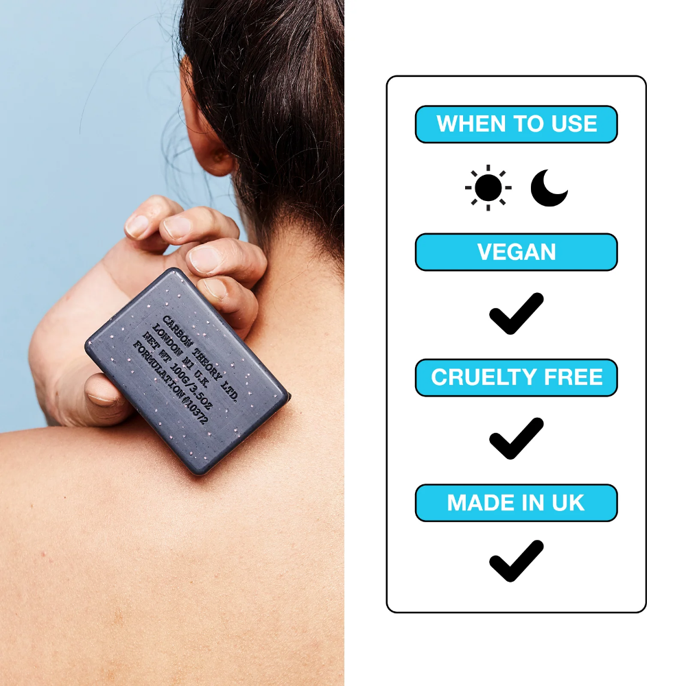 Carbon Theory Anti-Breakout Exfoliating Body Bar 100g