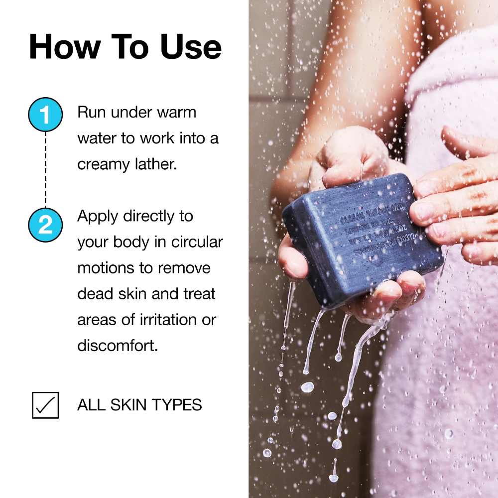Carbon Theory Anti-Breakout Exfoliating Body Bar 100g