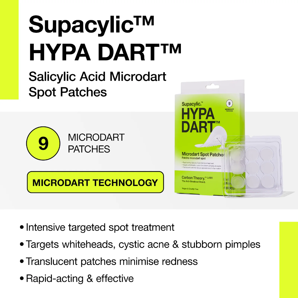 Carbon Theory Supacylic Hypa Dart Microdart Spot Patches x9
