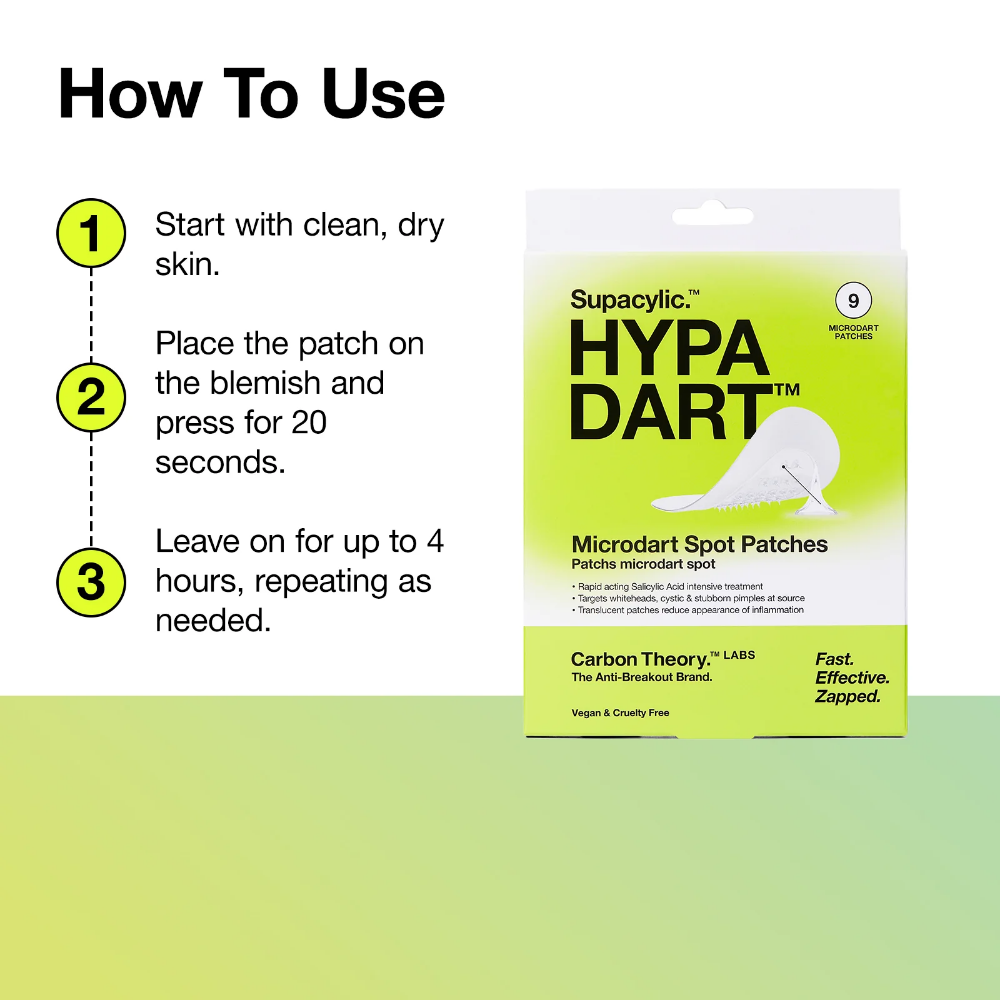 Carbon Theory Supacylic Hypa Dart Microdart Spot Patches x9