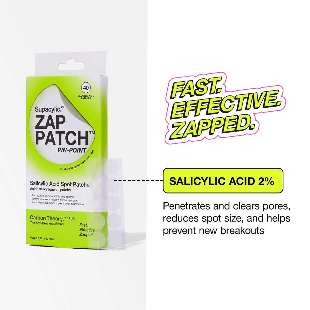Carbon Theory Supacylic Zap Patch Pin-Point Salicylic Acid Spot Patches x40