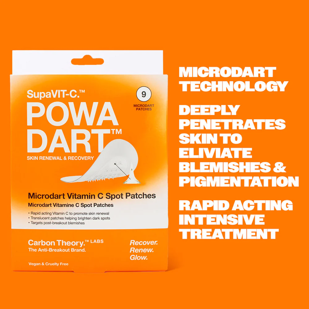 Carbon Theory SupaVIT-C Powa Dart Microdart Vitamin C Spot Patches x9