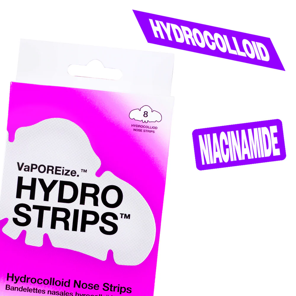 Carbon Theory VaPOREise Hydro Strips Hydrocolloid Nose Strips x8