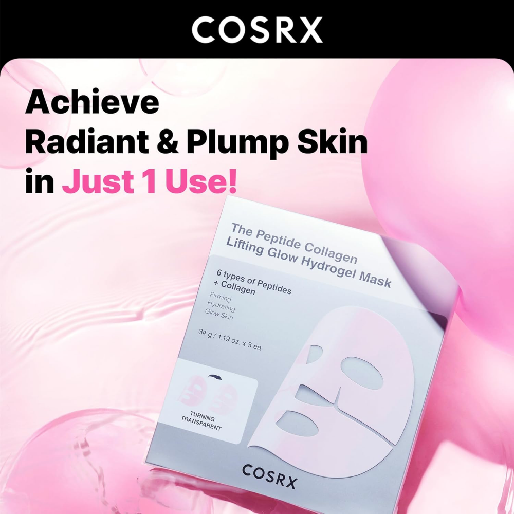 CosRx The Peptide Collagen Lifting Glow Hydrogel Sheet Mask 34g