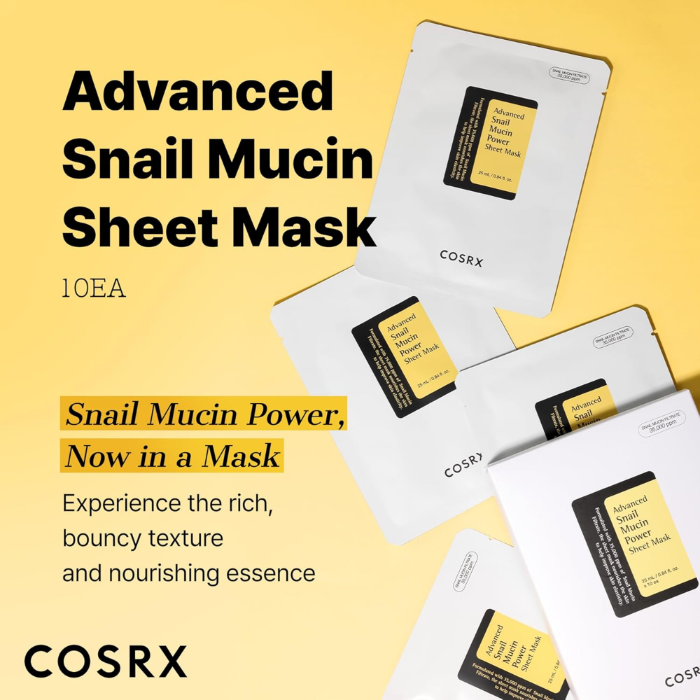 CosRx Advanced Snail Mucin Power Sheet Mask 10 x 25ml