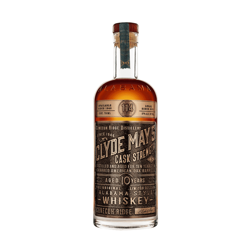 Clyde May's 10 Year Cask Strength Alabama Whiskey