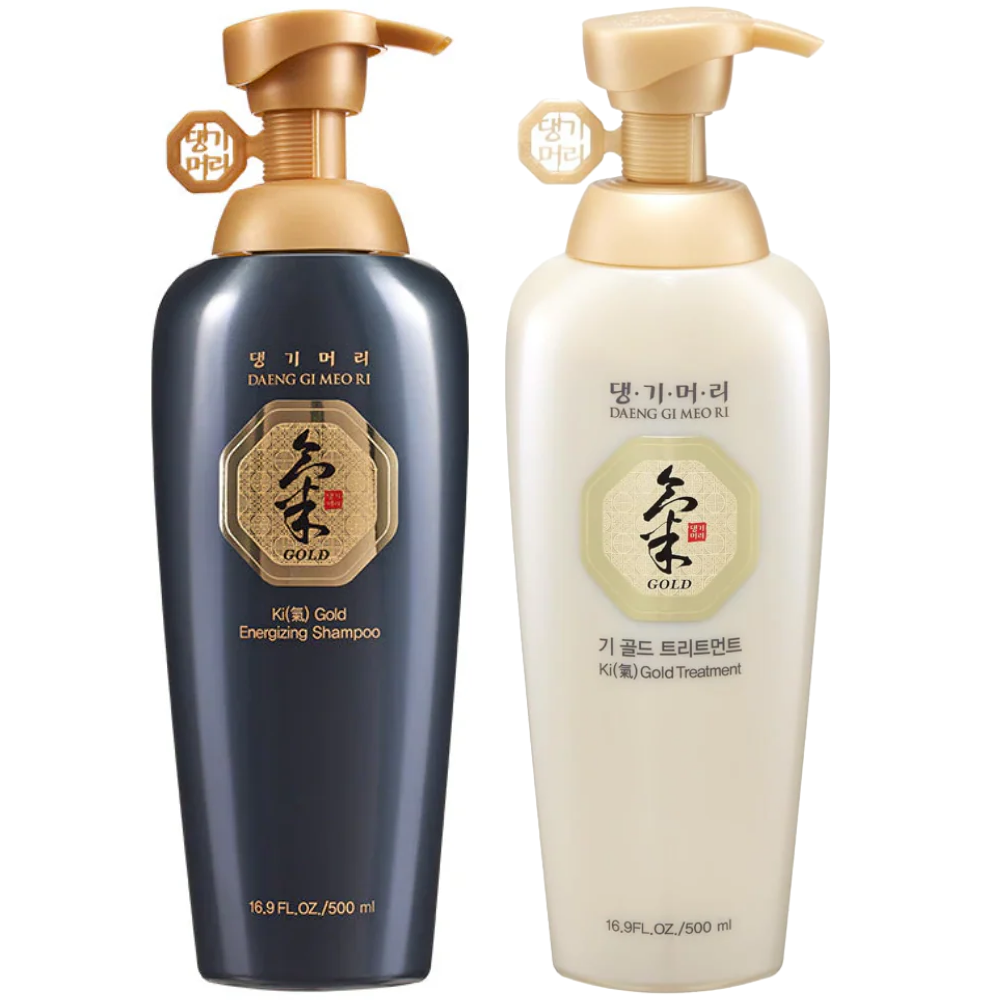 Daeng Gi Meo Ri Ki Gold Energising Shampoo & Premium Hair Treatment Twin 2 x 500ml