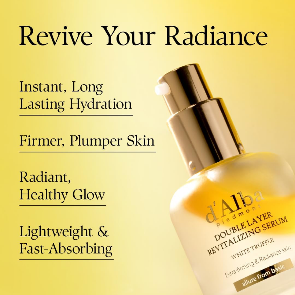 D'Alba White Truffle Double Layer Revitalising Serum 30ml