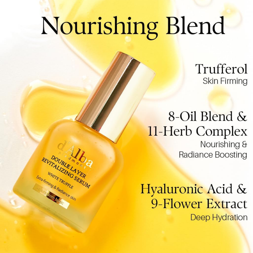 D'Alba White Truffle Double Layer Revitalising Serum 30ml
