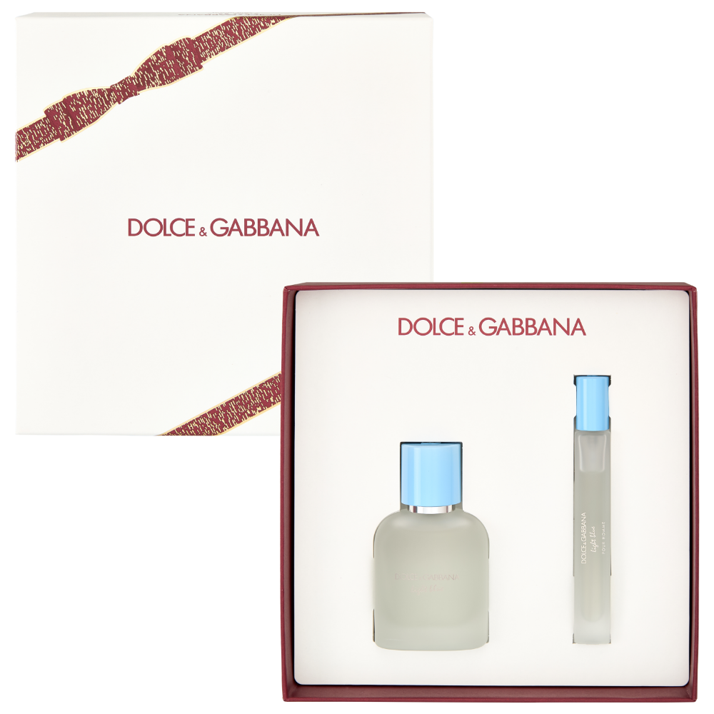 Dolce & Gabbana Light Blue Pour Homme Eau De Toilette Gift Set 50ml