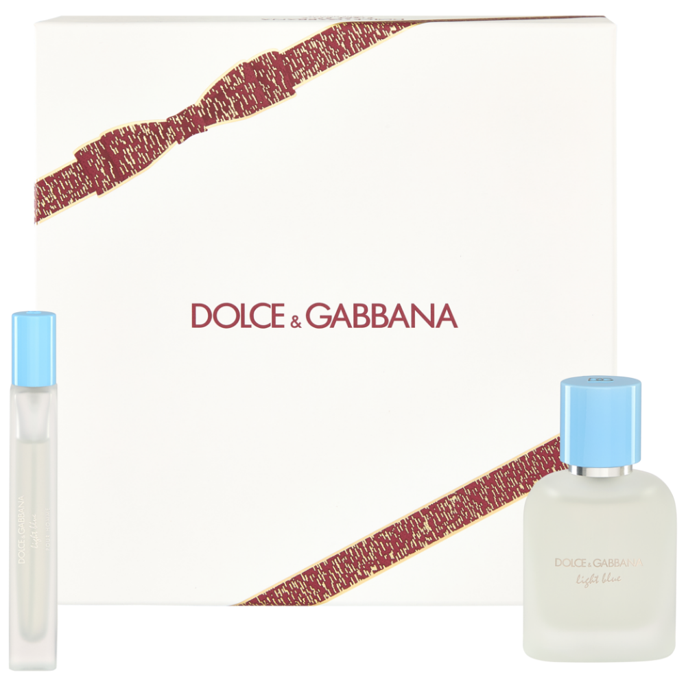 Dolce & Gabbana Light Blue Pour Homme Eau De Toilette Gift Set 50ml