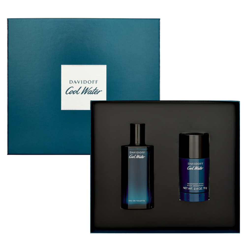 Davidoff Cool Water For Men Eau De Toilette Gift Set 75ml