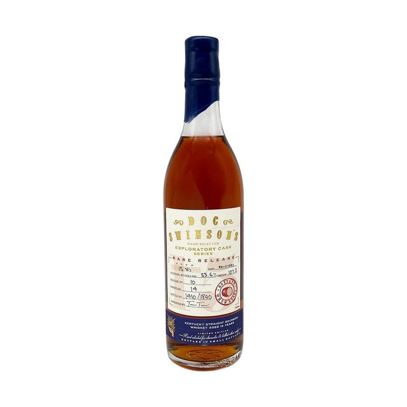 Doc Swinson's 15 Year Old Exploratory Cask Series Release #10 Kentucky Straight Bourbon Whiskey