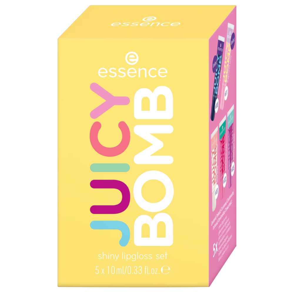 Essence Juicy Bomb Shiny Lip Gloss Set 5 x 10ml