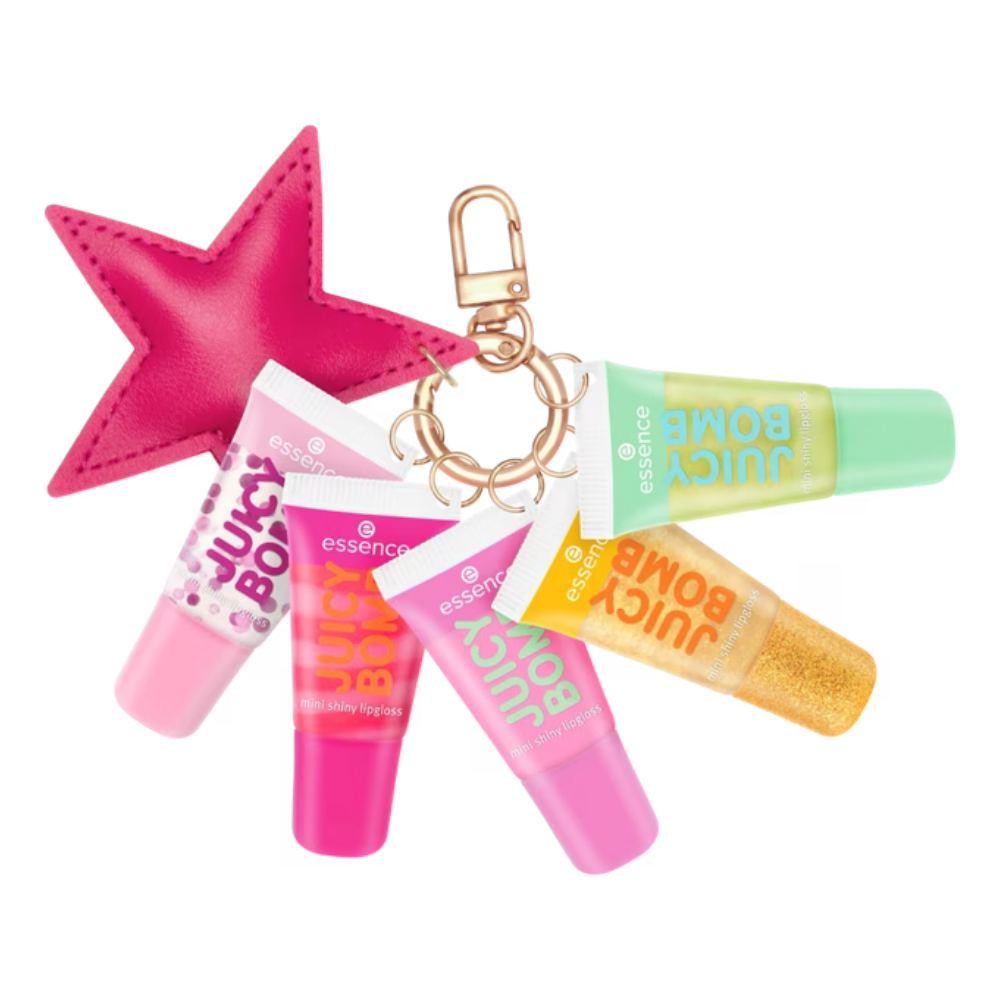 Essence Juicy Bomb Mini Shiny Lip Gloss Set 5 x 6ml