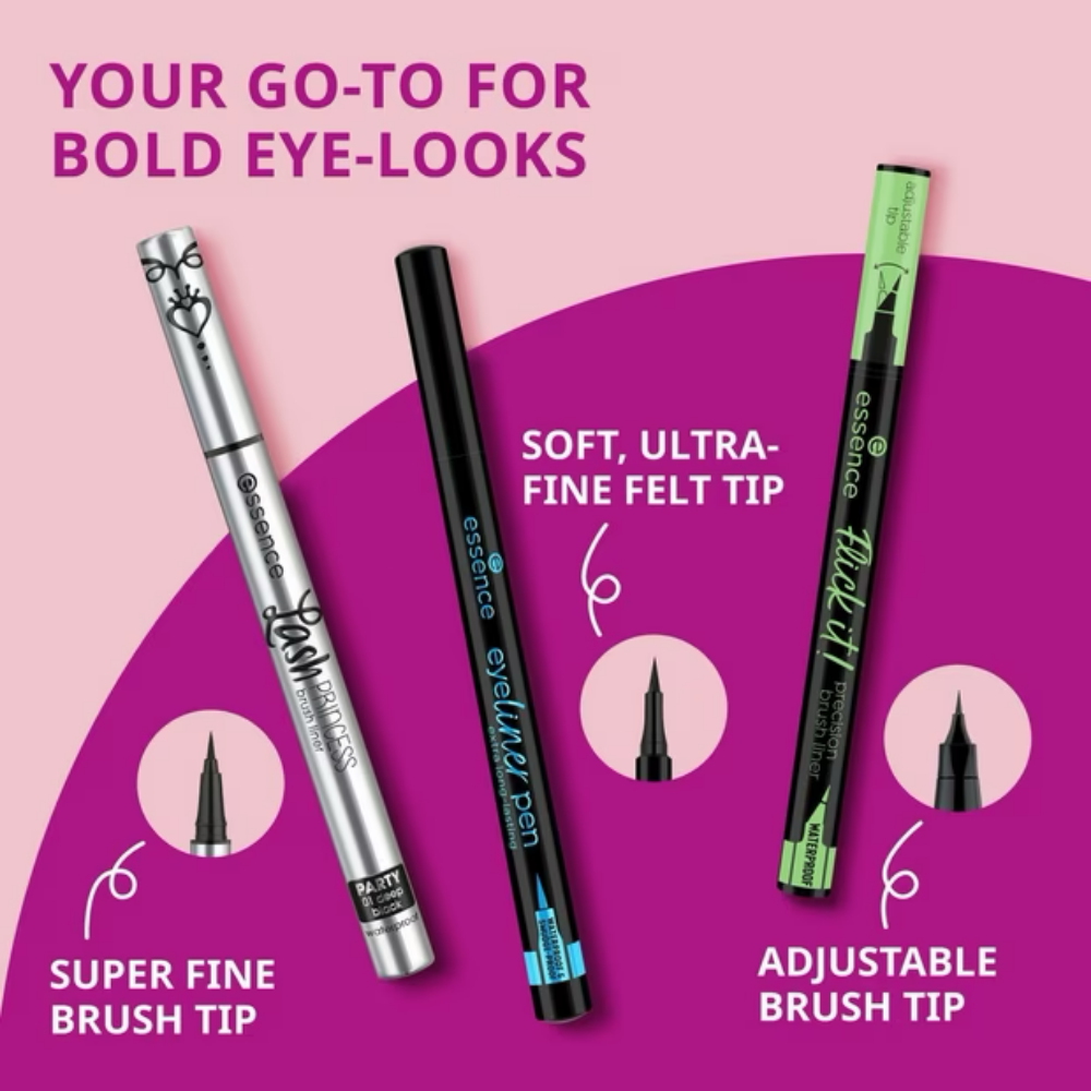 Essence Flick It! Precision Brush Liner Waterproof Black