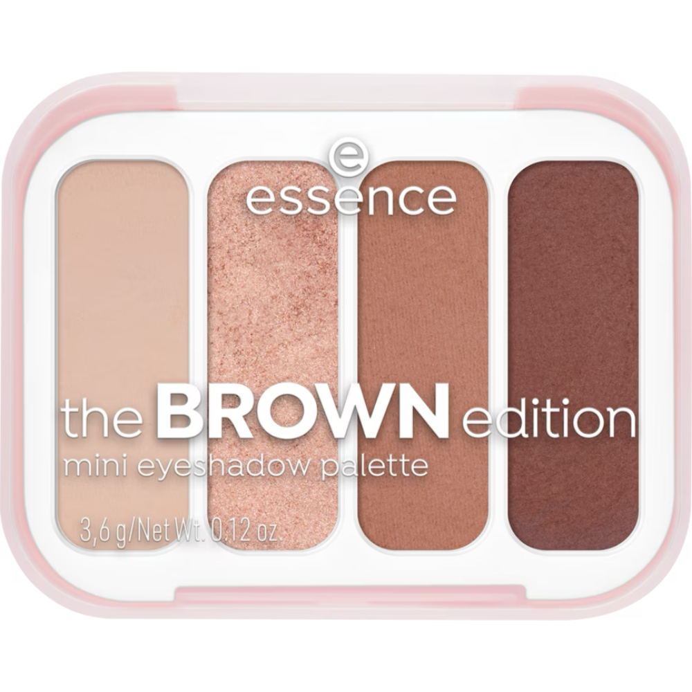 Essence The Brown Edition 4 Colour Mini Eyeshadow Palette