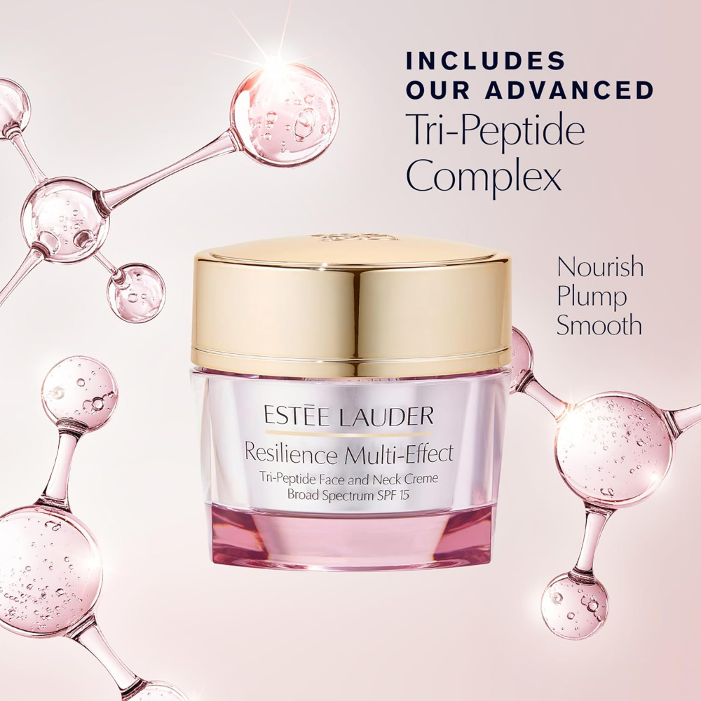 Estée Lauder Resilience Multi-Effect Tri-Peptide Face & Neck Creme Moisturiser SPF15 50ml