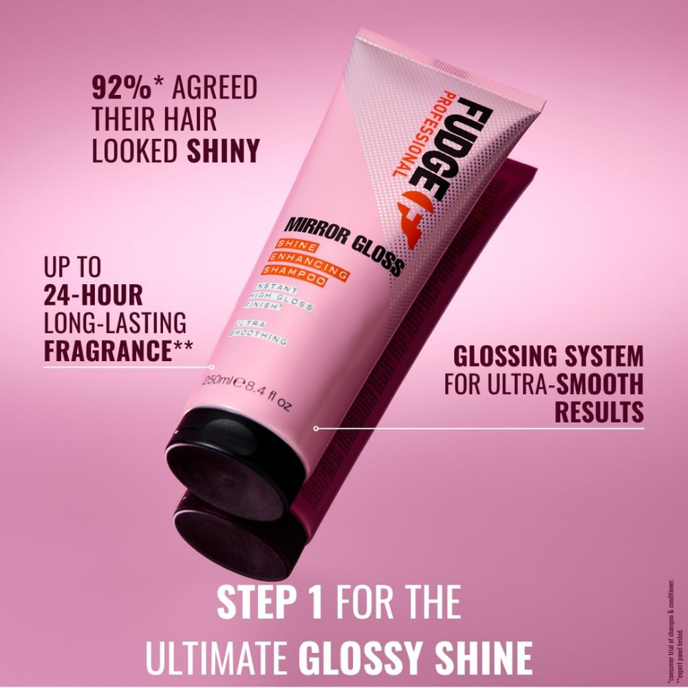 Fudge Professional Mirror Gloss Shine Enhancing Shampoo 250ml