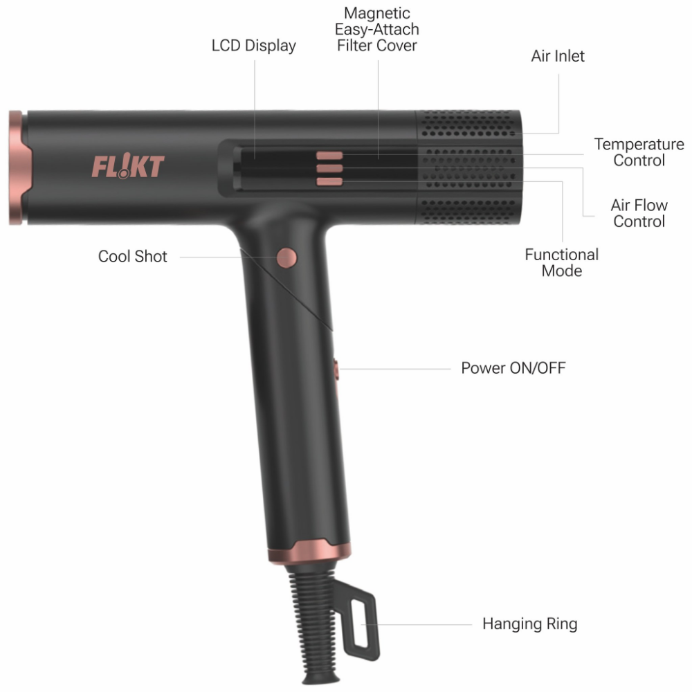 FL!KT Foldable Hair Dryer