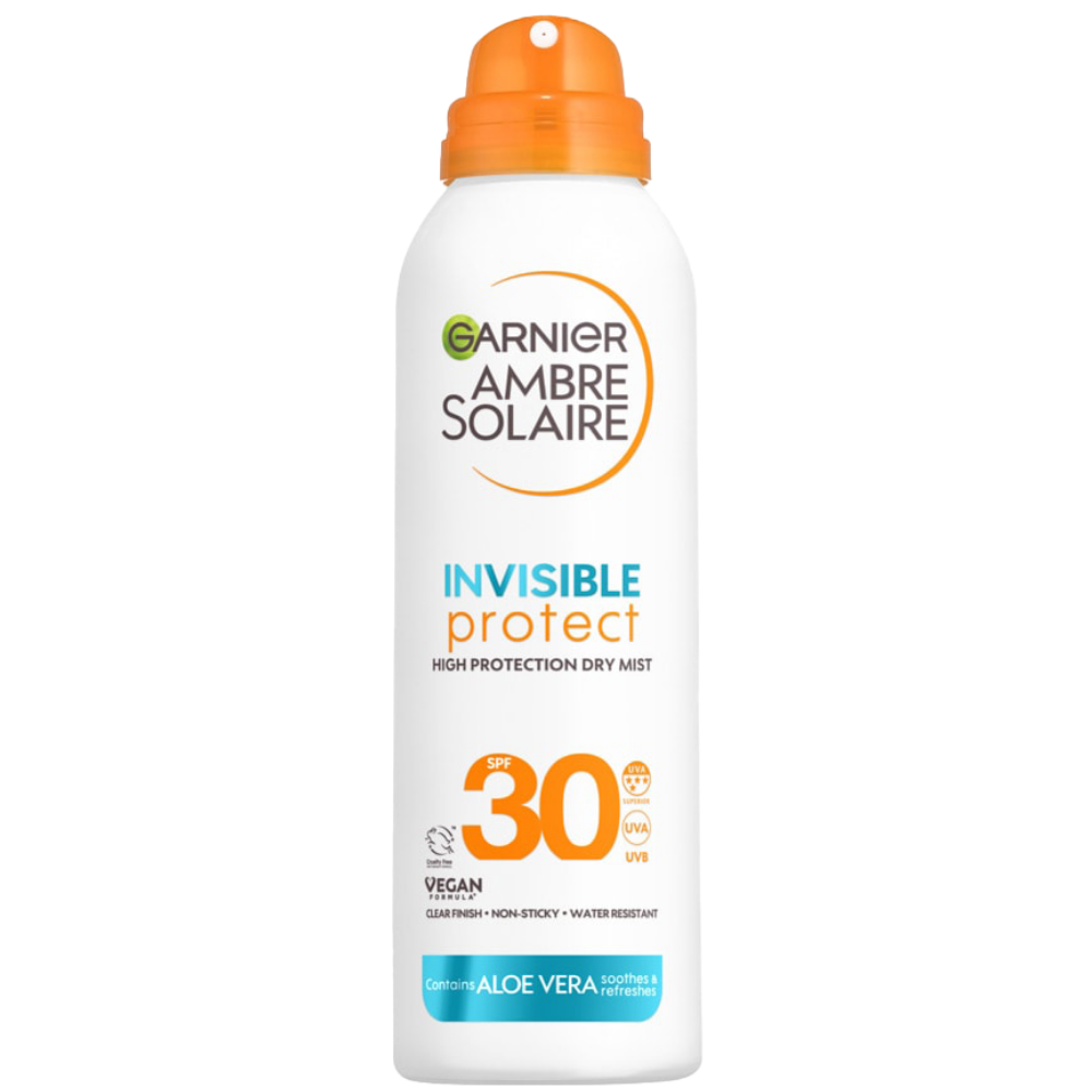 Garnier Ambre Solaire Invisible Protect Dry Mist Instant Dry Sun Protection Mist SPF30 200ml