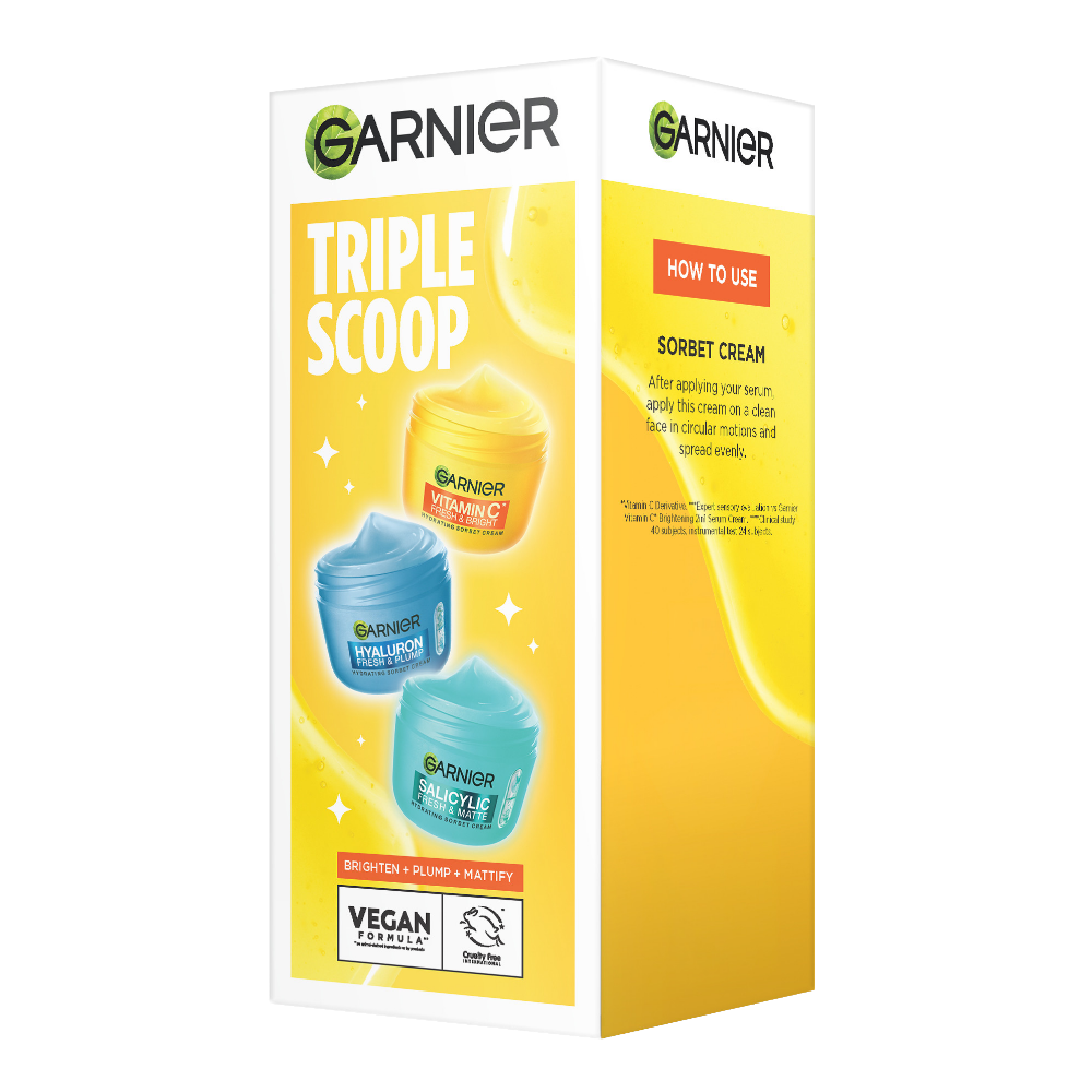 Garnier Triple Scoop Gift Set