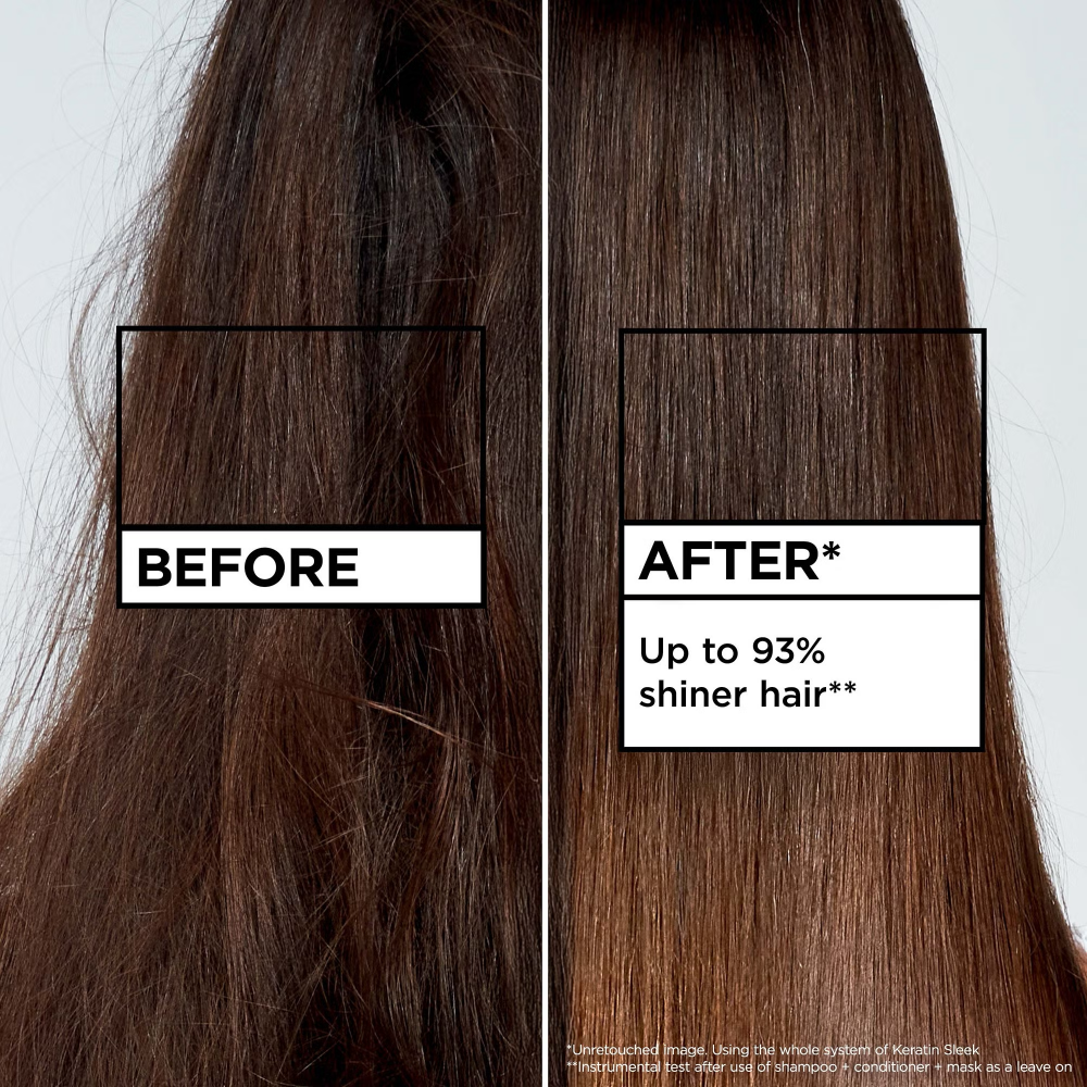 Garnier Keratin Sleek 4-Step Shine Bundle