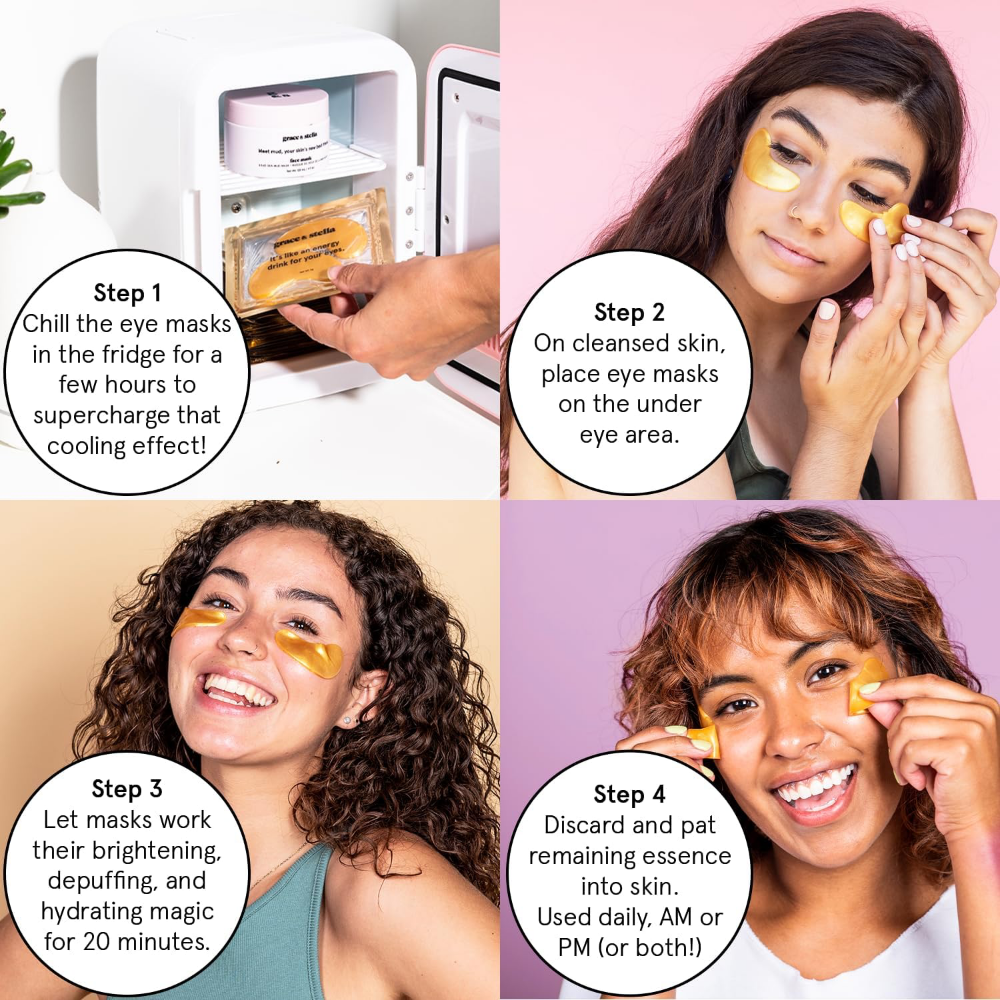 Grace & Stella Under Eye Masks Heroes Pack of 4