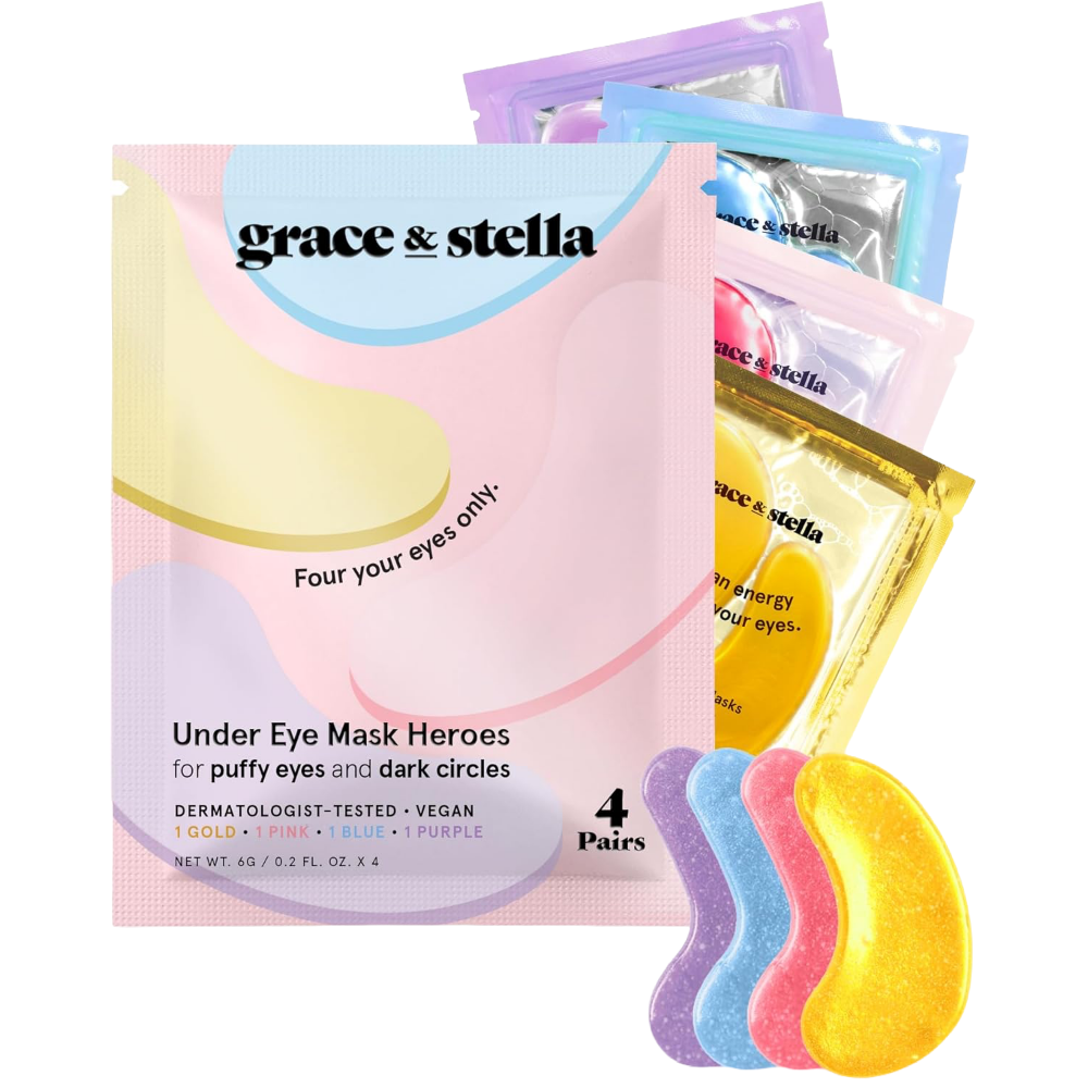 Grace & Stella Under Eye Masks Heroes Pack of 4