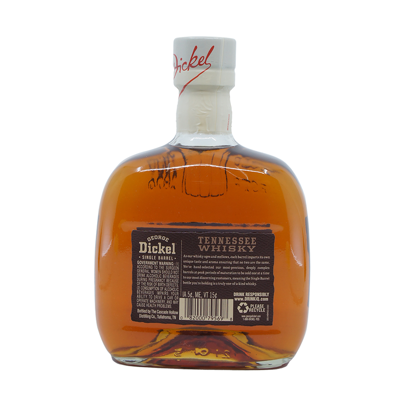 George Dickel 9 Year Old Single Barrel Tennessee Whisky