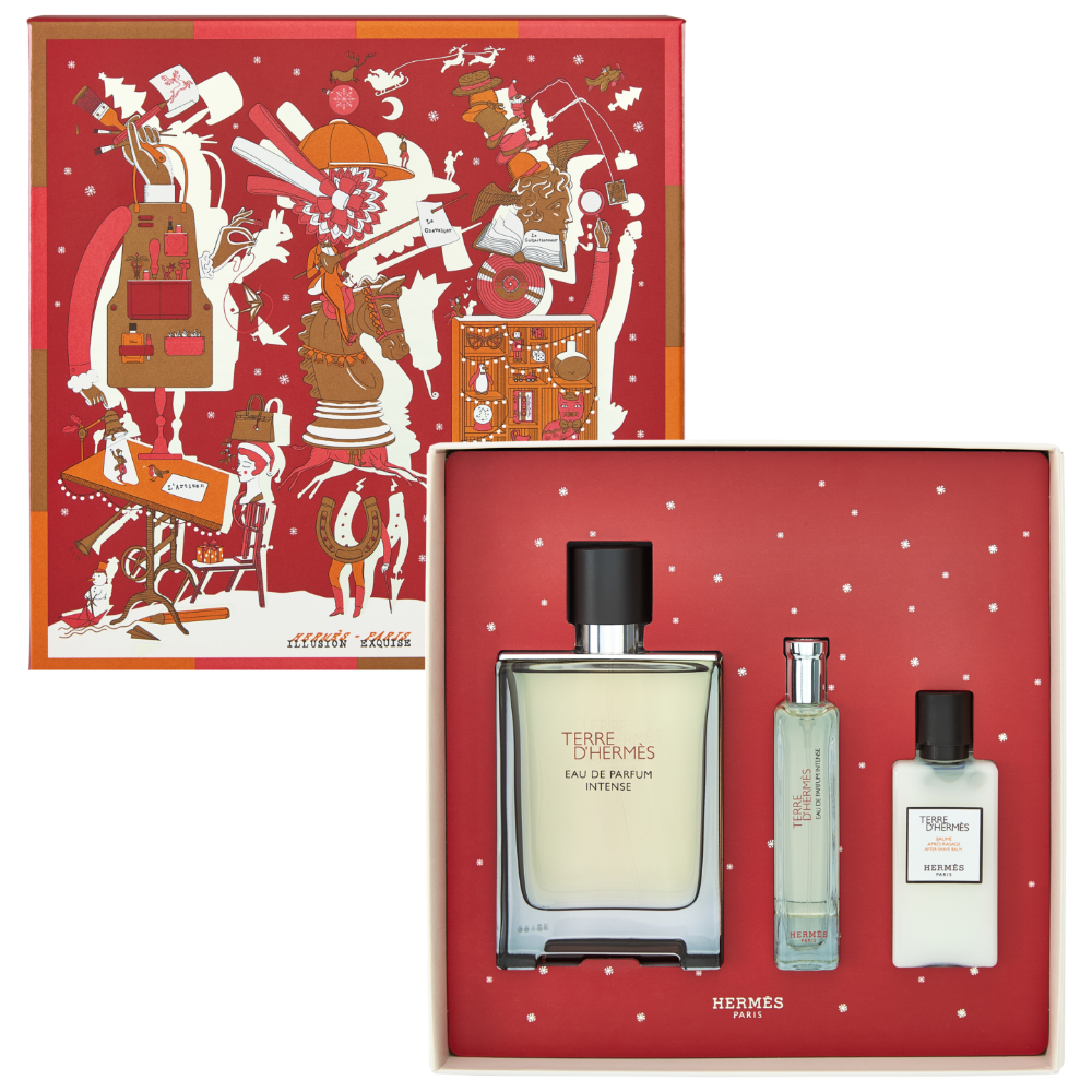 Hermes Terre D'Hermes Eau De Parfum Intense Gift Set 100ml
